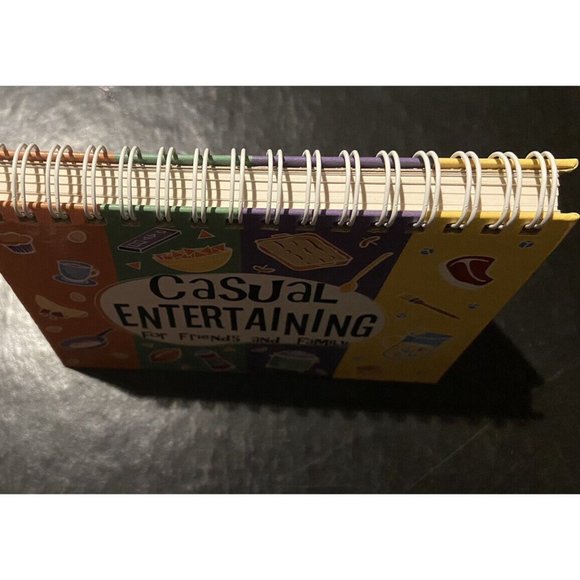 2  Small Recipe Card Books Casual Entertaining Family 5 Ingredients Or Less - Picture 7 of 15